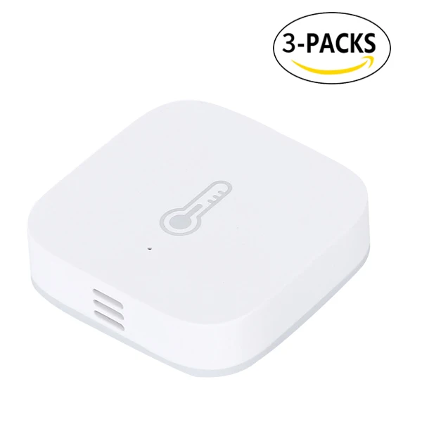 3 pcs Xiaomi Aqara датчик температуры и влажности умный дом давление воздуха ZigBee Беспроводной совместимый HomeKit MiHome приложение шлюз управление - Цвет: 3 pcs