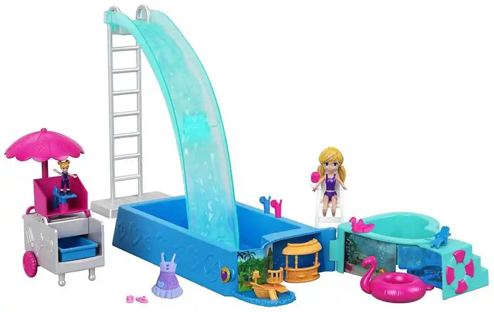 polly pocket pool party