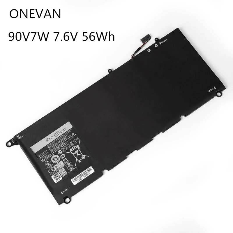 ONEVAN 90V7W JHXPY JD25G 090V7W Аккумулятор для ноутбука Dell XPS 13 9343 XPS13 9350 13D 0N7T6 5K9CP RWT1R 0DRRP 7 6 V