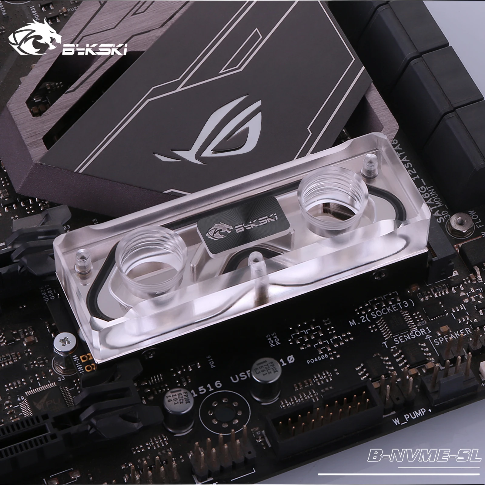 Блок водяного охлаждения Bykski B-NVME-SL для M.2 SSD | Компьютеры и офис