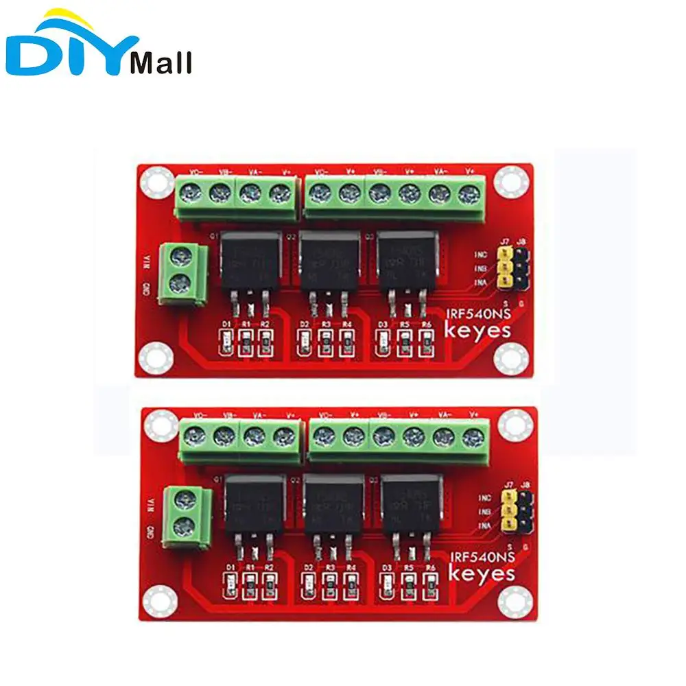 

2PCS keyestudio 3-Channel IRF540NS Large Current MOS Module For Arduino