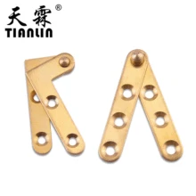 Рекомендуемый китайский стиль мелкая медная петля куриные клюшки А-линия шлифование Базовая петля Винтаж для двери Скрытая медный шарнир