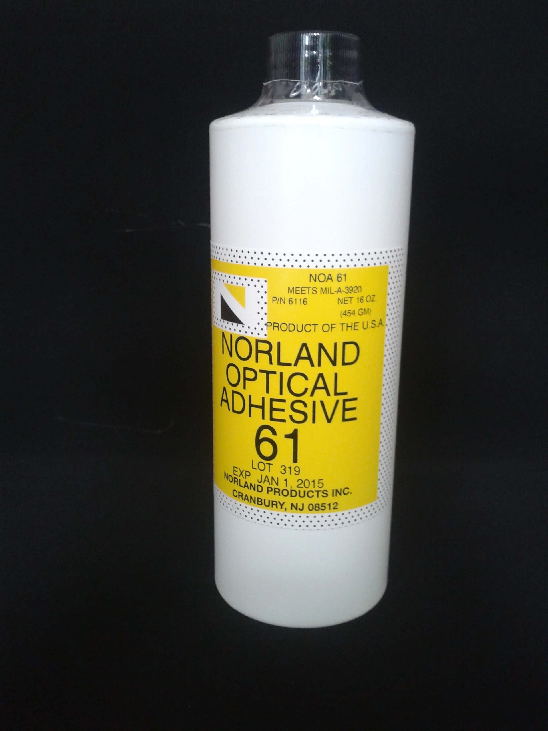 

Norland ultraviolet UV glue ultraviolet curing optical glue NOA61 1 pound large package