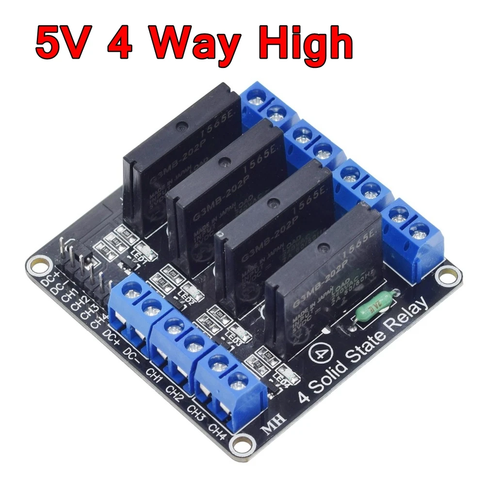 5V Relay 1 2 4 8 Channel OMRON SSR High Low Level Solid State Relay