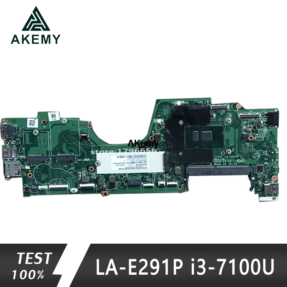 

AKEMY LA-E291P REV 1A Main Board Fit for Thinkpad YOGA 370 motherboard DDR4 CPU I3-7100U