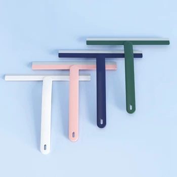 

Household Soft Silcone Glass Wiper Window Cleaning Cleaner Glassware Bathroom Tile Floor Scraping Tool