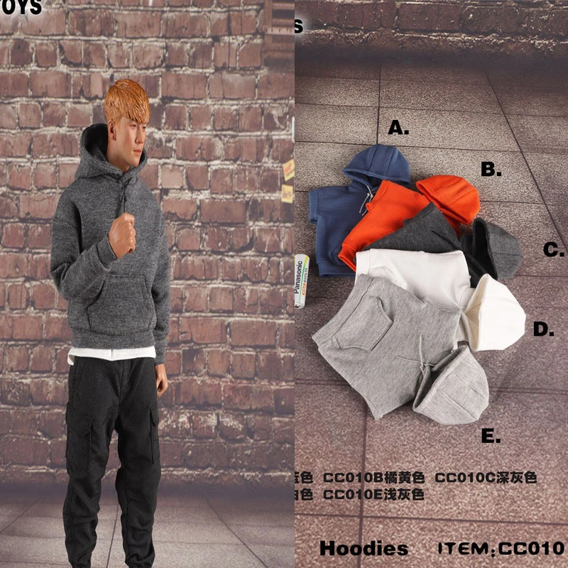 Ropa Deportiva CCTOYS CC010 a escala 1/6 para hombre, a la moda de estilo deportivo suéter con ajuste de figura de acción PH Tbleague de 12 pulgadas, 5 colores|Figuras de acción| -