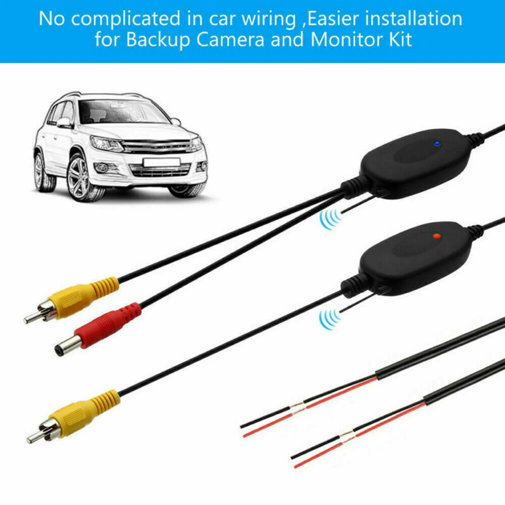 Auto Car DVR Reversing Rear View Camera 2.4G Wireless Parking 7 IR Night Vision