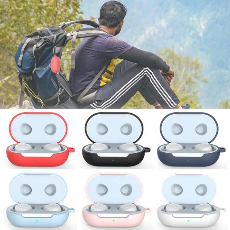 

Simple Solid Color Galaxy Buds Silicone Case Cover Dust-proof Samsung Bluetooth Earphone Protector for Galaxy Buds Protective
