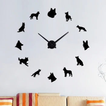 

3d diy living room new acrylic quartz watch wall clock clocks reloj de pared home decoration hot sale Sticker