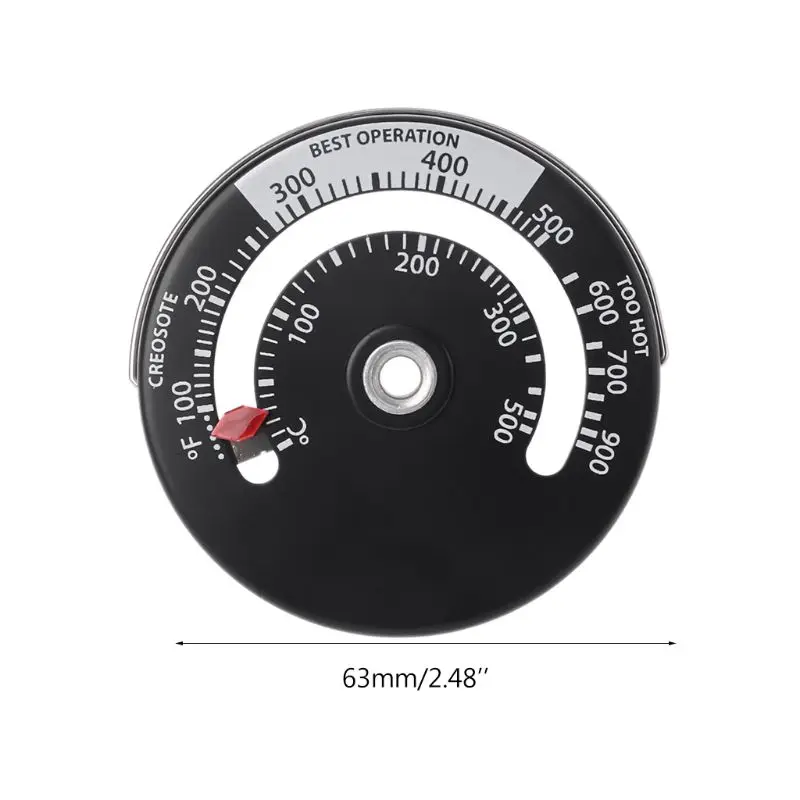 Термометр для стопорной трубы дровяная печь гранулы плита индикатор горения нагреватель Датчик температуры дроварка печь труба вентилятор термометр