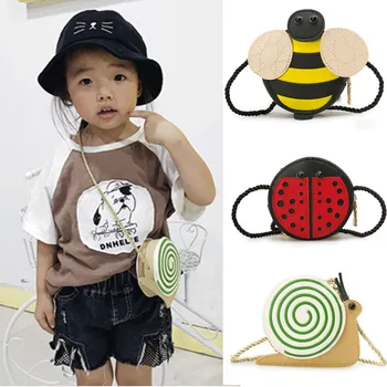 

Toddler Kid Girl Shoulder Bag Cartoon Print Pu Leather Fashion Outdoor Children Bag