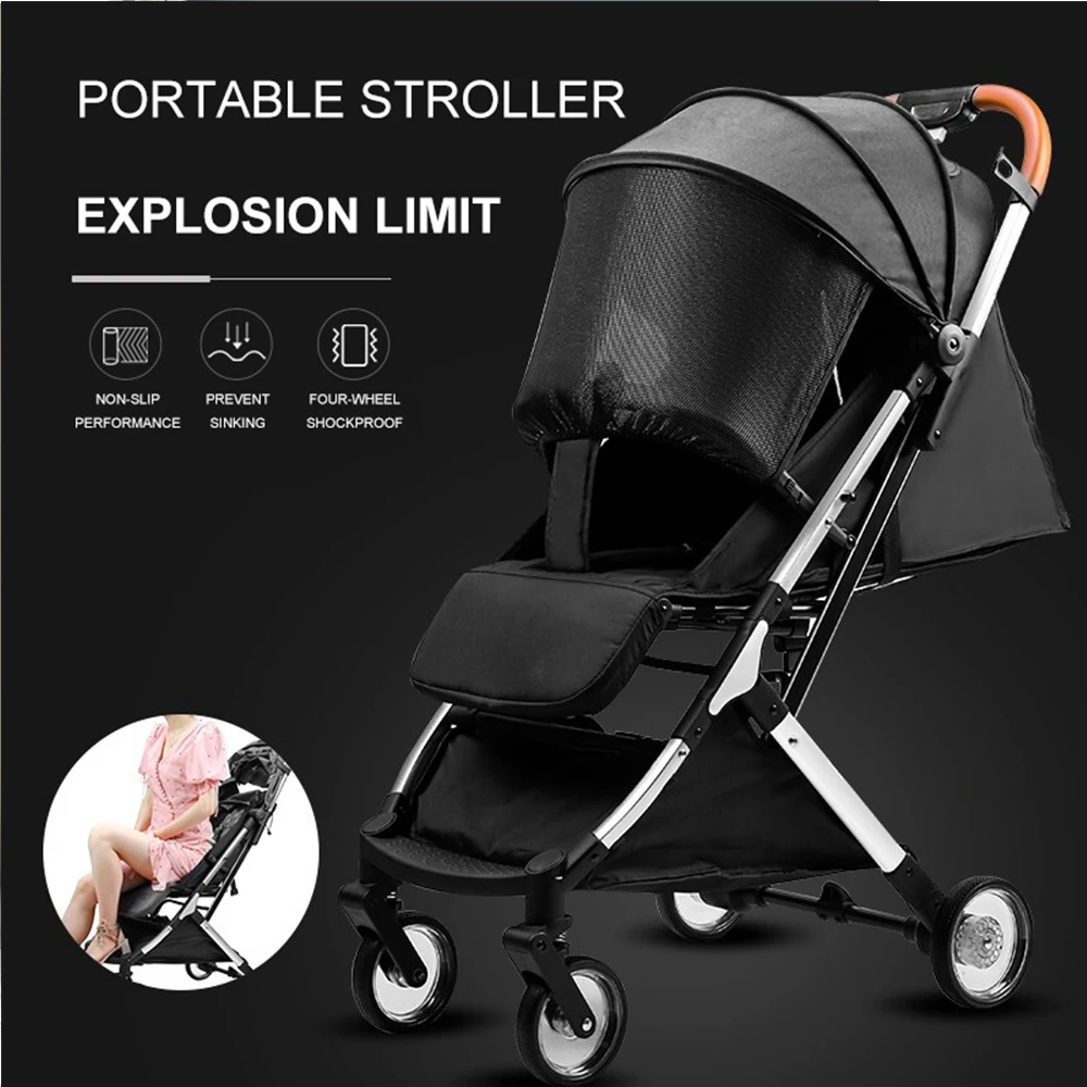 Легкая складная детская коляска Jusanbaby автомобильные аксессуары Складная