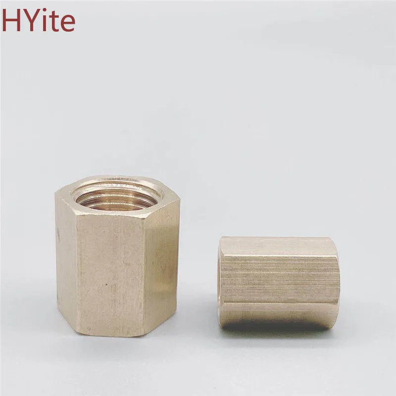 Латунный медный фитинг для шлангов шестигранная Соединительная муфта