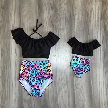 

mom daughter swimsuit baby girl leopard swimsuit mom me summer tie dye swimsuit