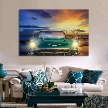 

Chevrolets Old Retro Classic Vintage Car Wall Art Posters and Prints Modern Canvas Paintings for Living Room Decor