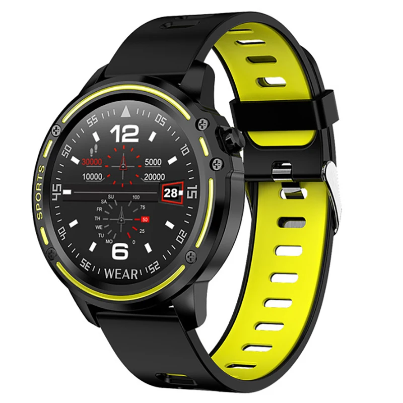 L8 Smart Watch Men Ip68 Waterproof Mode Smart Watch with Ecg Ppg Blood Pressure Heart Rate Sports Fitness Watches-Green L8 Smart Watch Men Ip68 Waterproof Mode Smart Watch with Ecg Ppg Blood Pressure Heart Rate Sports Fitness Watches-Green