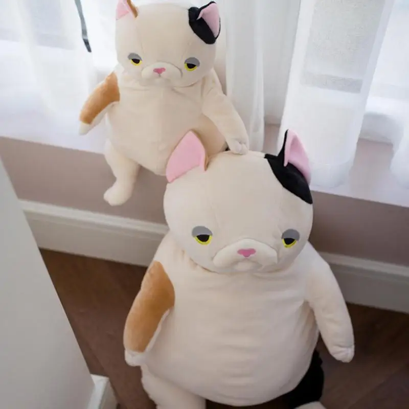 Cartoon Cat Stuffed Plush Toy Kids Children Cute Soft Doll Boys Girls Gifts Home Decoration Window Display Home Furnishings