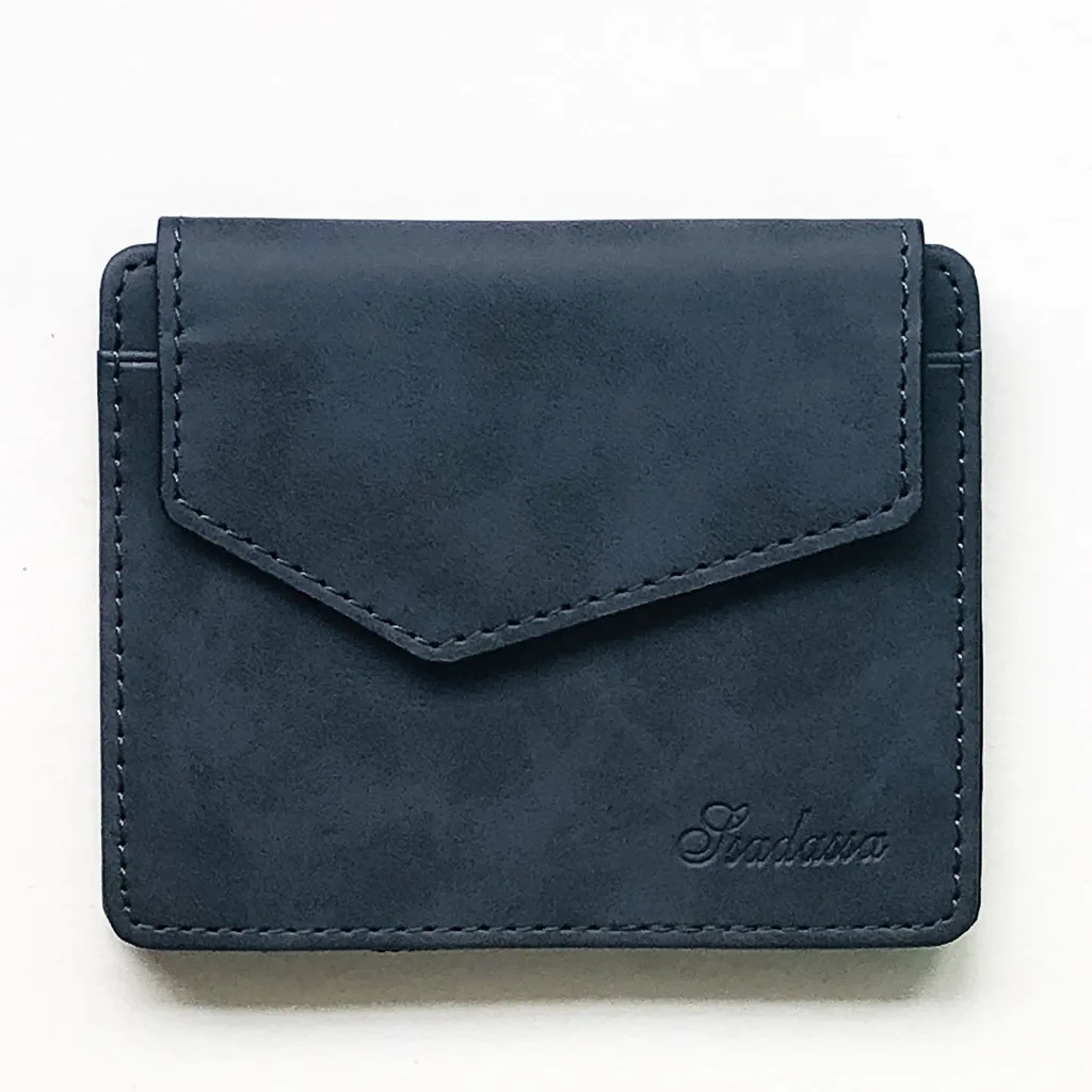 

Men Leather Multi-card Card Holder Wallet Zipper And Hasp Fold Card Package
