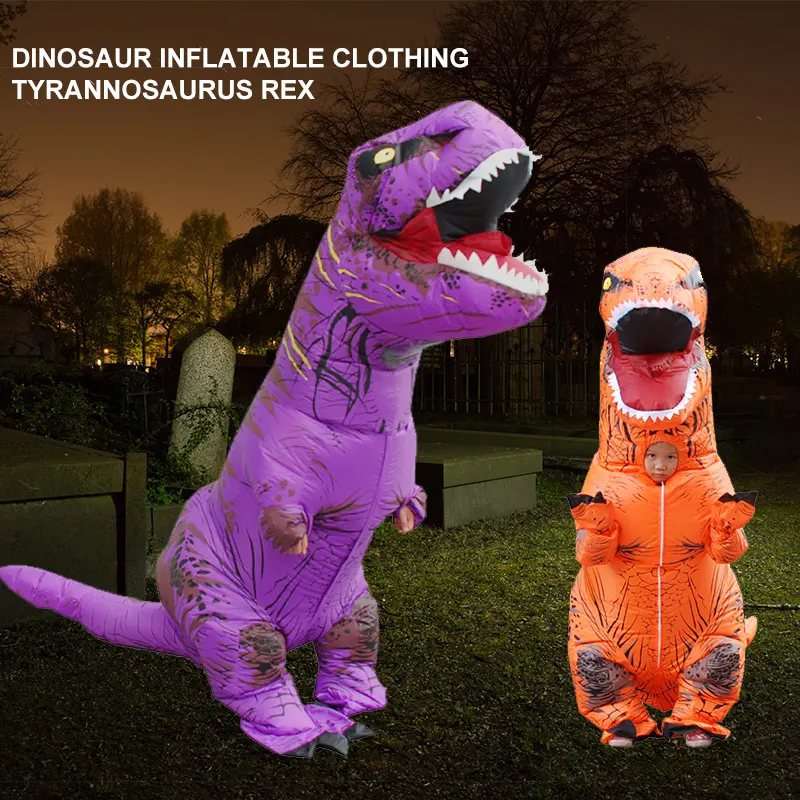 

New Inflatable Dinosaur Costume Hilarious Fun Halloween Party Supplies SF66