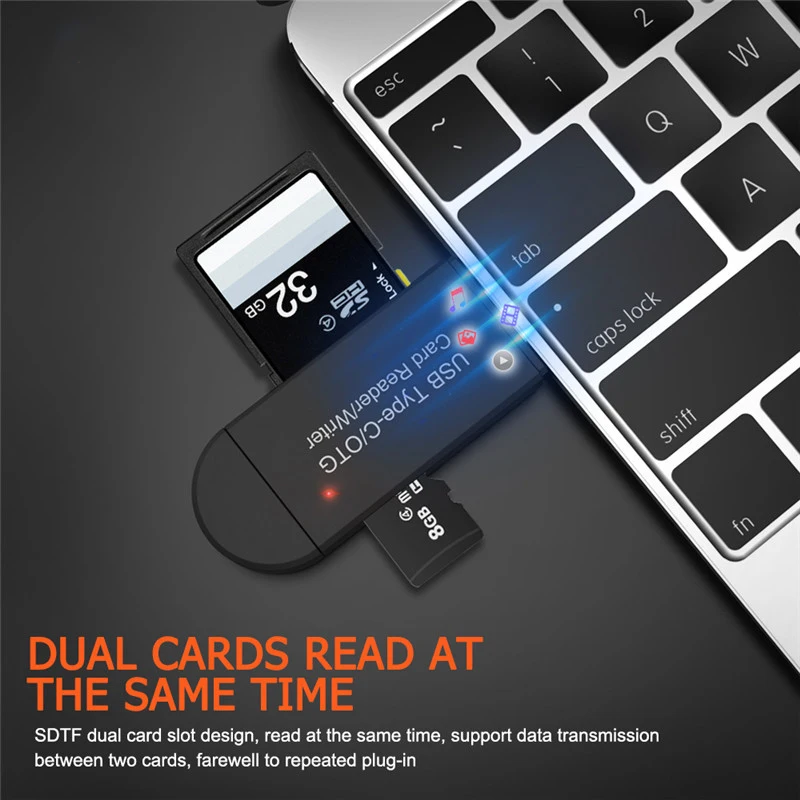 USB 3 0 устройство для чтения карт памяти Type c OTG android адаптер кардридер micro SD TF microsd