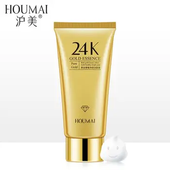 

24K Gold Facial Cleanser Hyaluronic Acid Moisturizing Deep Cleaning oil control Whitening Skin Care Foam Facial Cleanser