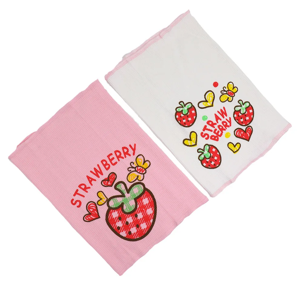 Strawberry 2 шт./партия, теплый фартук для живота, хлопковый фартук для новорожденных, для маленьких мальчиков и девочек, все сезоны, универсальная защита, ветрозащитные аксессуары для малышей - Цвет: Strawberry