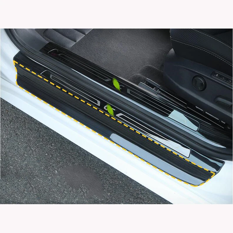 Применение только для 19 лет Volkswagen CC Добро пожаловать педаль дверь kickproof нержавеющая сталь педаль модификация