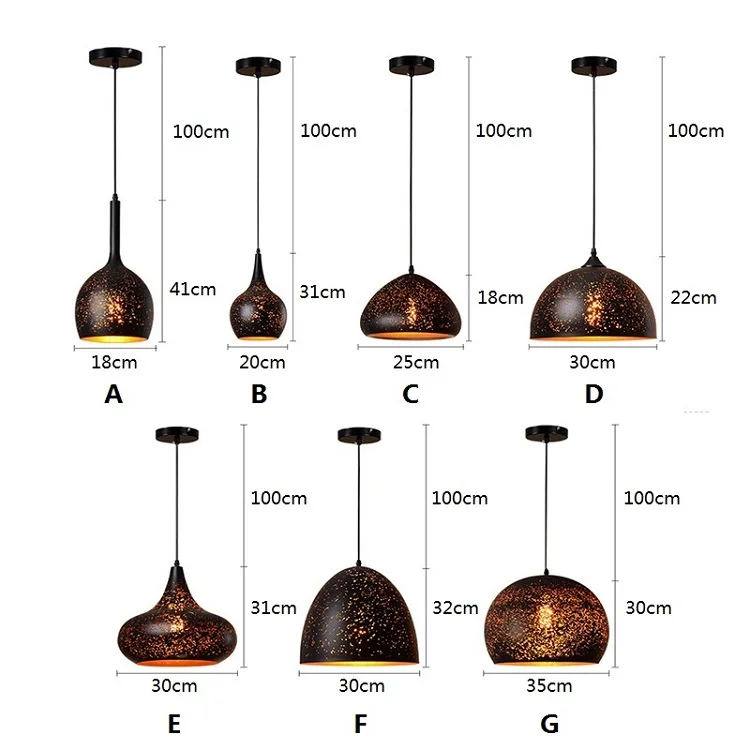 Винтажный подвесной светильник, промышленный светильник, лофт, скандинавский подвесной светильник, Ретро Железный полый резной подвесной светильник, освещение для кухни, столовой