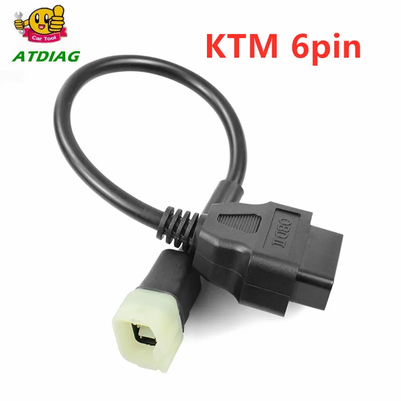 Obd2 16Pin Konvertálja A Ktm 6 Pin -Es 6 Pontos Kábelt A Tuneecu Szoftverek 16 Pin -Adapterére Motorkerékpár -Motorkerékpár -Ecu 6Pin Kábelré