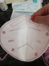 Mascarillas FFP2 KN95 de 5 capas con filtro, máscara respirador FFP3 reutilizable, Color Negro, Rosa, antipolvo, 5-200 Uds.