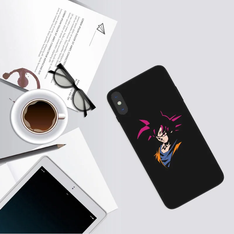 Dragon Ball Super Zoon Goku Черный силиконовый чехол для телефона для iPhone 11 11PRO MAX X 5 5S 6 6splus 7 8 Plus XR XS MAX - Цвет: TPU