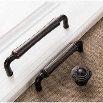

5PCS Black Handles for Furniture Cabinet Knobs and Handles Kitchen Handles Drawer Knobs Cabinet Pulls Cupboard Handles Knobs