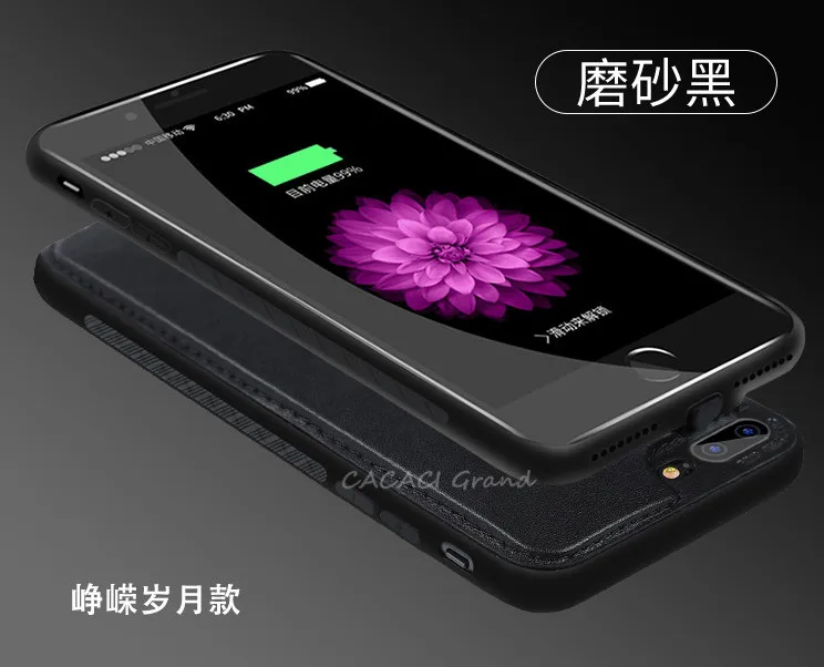 Тонкий чехол для зарядного устройства для iPhone 6, 6s, 7, 8 Plus, X, чехол для аккумулятора, Elk, зарядное устройство для телефона, для iPhone XS Max, XR, чехол для внешнего аккумулятора