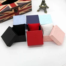 

Watch Box Bracelet Jewelry Gift Storage Boxes Display Carrying Cases Packaging Paper Cardboard Watches Holder Wholesale 6 Colors