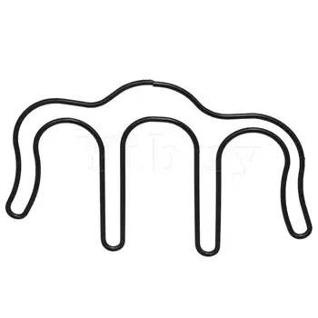 

Yibuy Black Smooth M Style Bookmark Classic Hollow Metal Sheet Music Bookmark