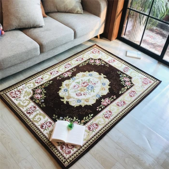 

Rectangle Floor Mat European Hallway Doormat Sofa Area Tatami Pad Jacquard Weaving Kitchen Bathroom Carpets Floor Decor Rug
