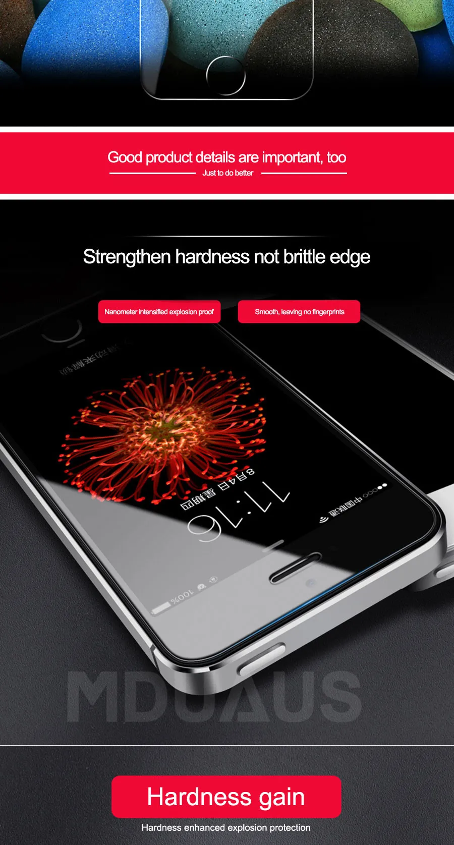 Закаленное стекло для Apple iPhone 5S 5 SE 5C защита экрана 9H Анти-взрыв Защитная пленка для iPhone 5S, SE 4 4S 5 стекло