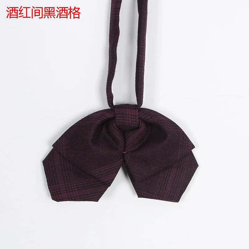 Collar Flower Японская женская клетчатая юбка с высокой талией, цвета красного вина, черного цвета, JK, Униформа, плиссированная юбка, Подростковая Студенческая летняя Свободная юбка в консервативном стиле - Цвет: Collar Flower