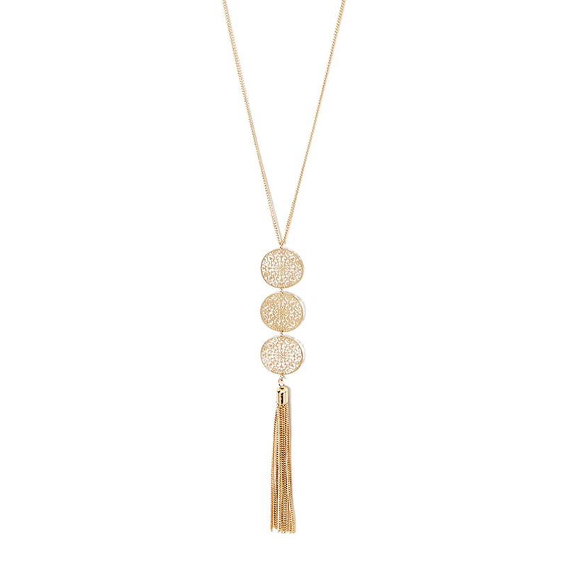 Retro Tassel Pendant Necklace
