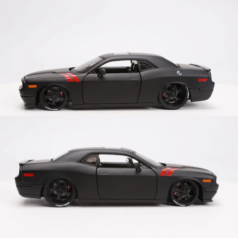 1:24 Высокая Имитация Dodge Challenger 2008 Challenger модифицированная версия литая модель машины Модель для детей Подарки