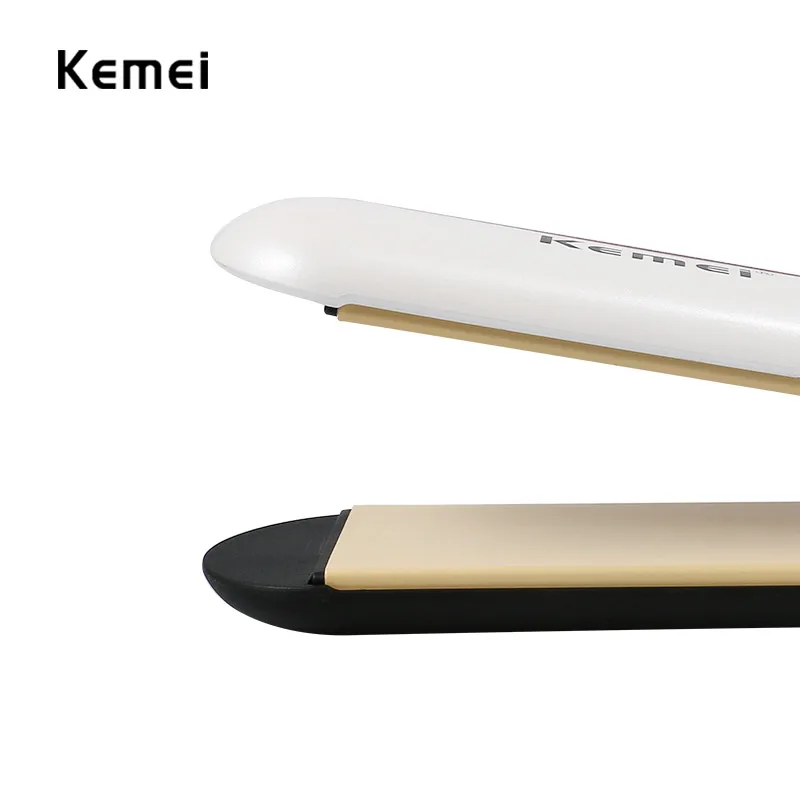 Kemei-9622 Профессиональный ЖК-дисплей Керамический выпрямитель для волос Электрический бигуди для волос Выпрямление для женщин Утюг салонный стиль Инструменты