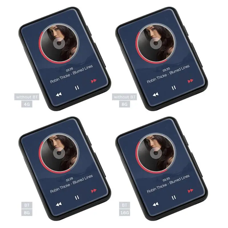 BENJIE X5 Bluetooth MP3 плеер 8 ГБ 16 ГБ Полный сенсорный экран музыкальный плеер с fm-радио видео плеер проигрыватель электронных книг MP3 с динамиком