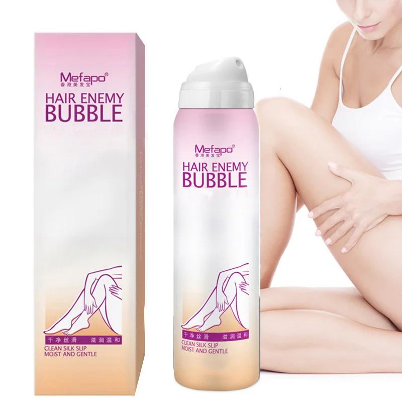

98ml Painless Hair Removal Cream Depilatory Bubble Wax Body Bikini Legs Facial Hair Remover Foam Mousse in Spray Bottle
