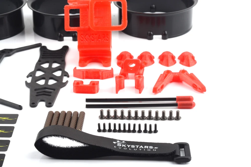 Montagem para rc Kit com Gopro Skystars Angela Polegadas Fpv Whoop Quadro 7 Tpu Drone Corrida Multi-rotor 145 3 6 para rc fpv zangão corrida multi-rotor