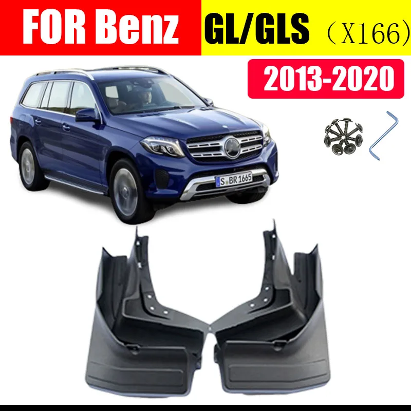 

Mud flaps For Benz GL GLS x166 Mudguards Fender GL 320 350 400 500 Mud flap Splash Guard Fenders accessories auto styline 4pcs