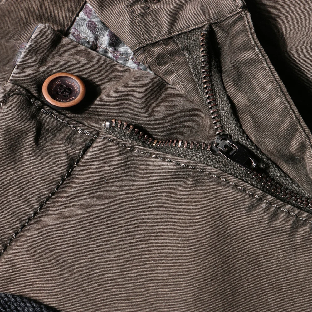 18Men's Cargo Длинные обтягивающие узкие брюки с карманами Тонкий хлопковый военный комбинезон на открытом воздухе высококачественные брюки плюс размер Jogger