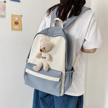 

INS Wind School Bag Female Summer 2020 tian chao Korean-style Harajuku Cute Bear Japanese-style Cartoon GIRL'S MORI Series Backp