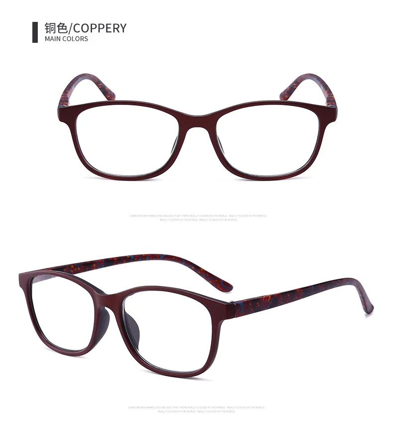 Женские карманные печатные очки для чтения в комплекте чехол пружинным шарниром пресбиопические очки для чтения+ 1,0 1,5 2,0 2,5 3,0 3,5 4,0