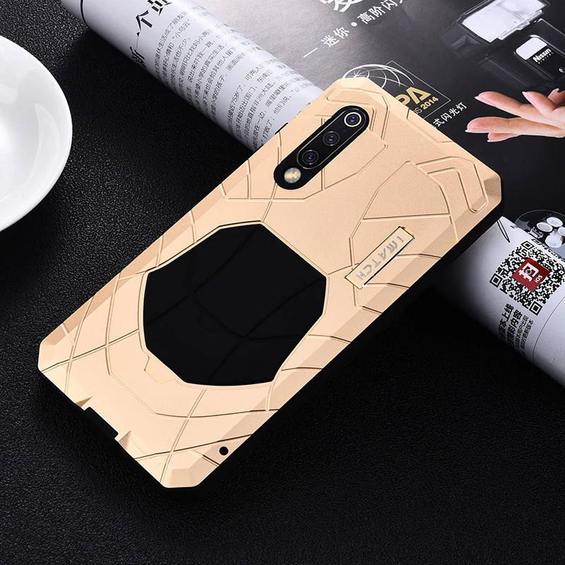 Повседневный водонепроницаемый чехол для Xiaomi mi 9 mi 9 ударопрочный сверхмощный резервуар силиконовый и Алюминиевый металлический чехол Чехол для Xiaomi mi 9 чехлов